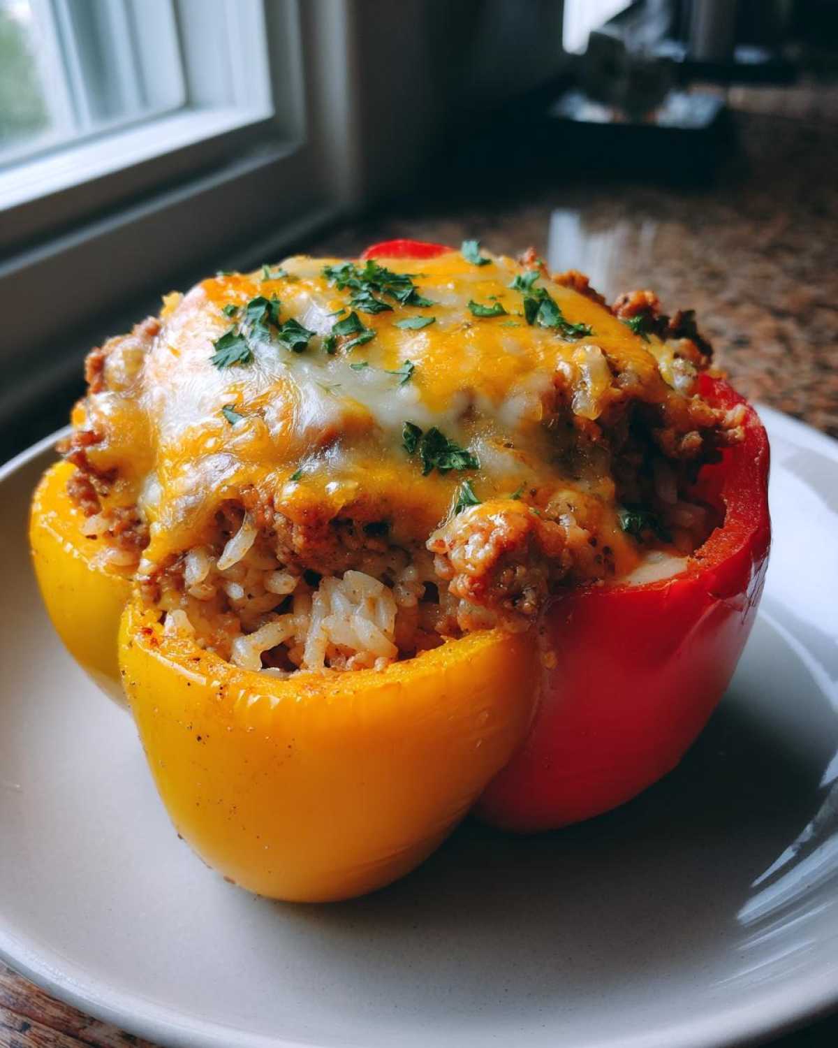 Ground Turkey Stuffed Peppers - detail 4