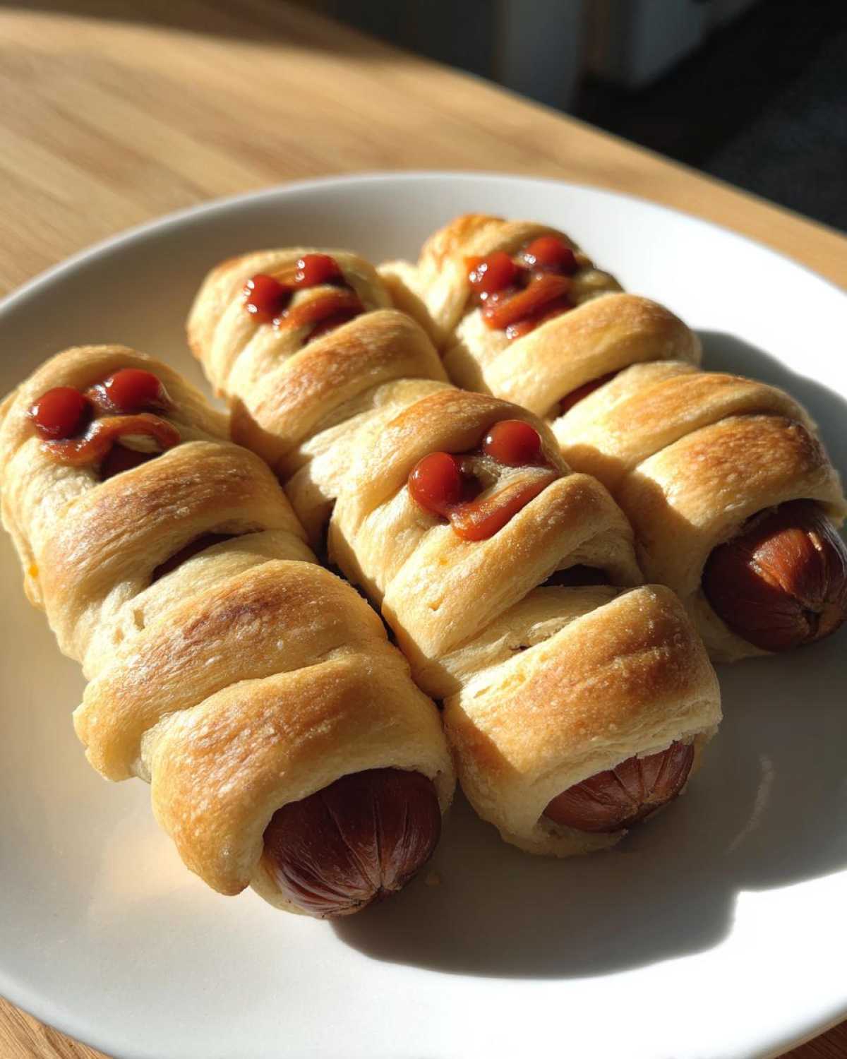 Halloween Mummy Hot Dogs - detail 2