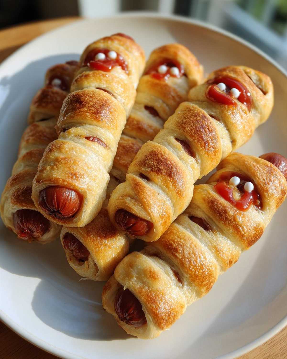 Halloween Mummy Hot Dogs - detail 3