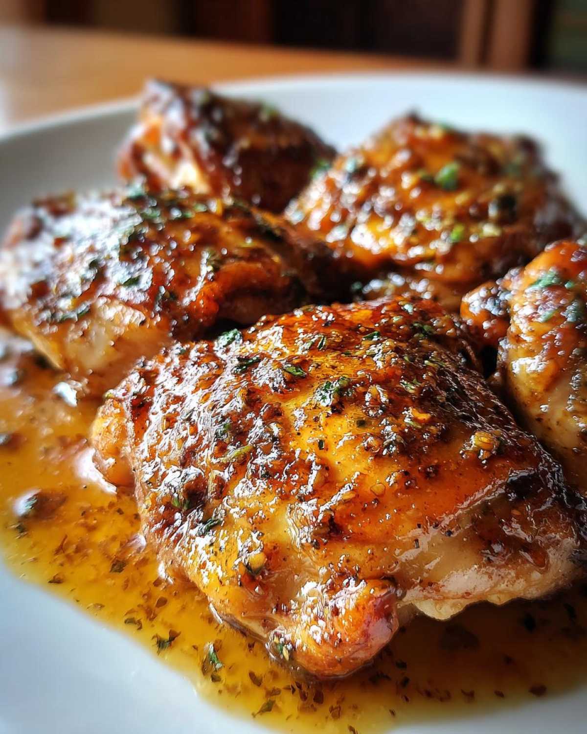 Honey Garlic Glazed Chicken Thighs - detail 3