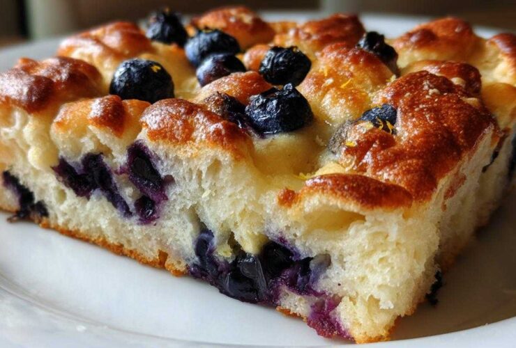 Lemon Blueberry Focaccia