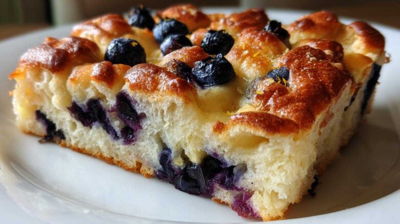Lemon Blueberry Focaccia