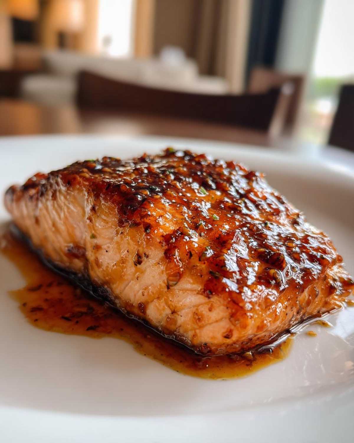 Maple Glazed Salmon - detail 1