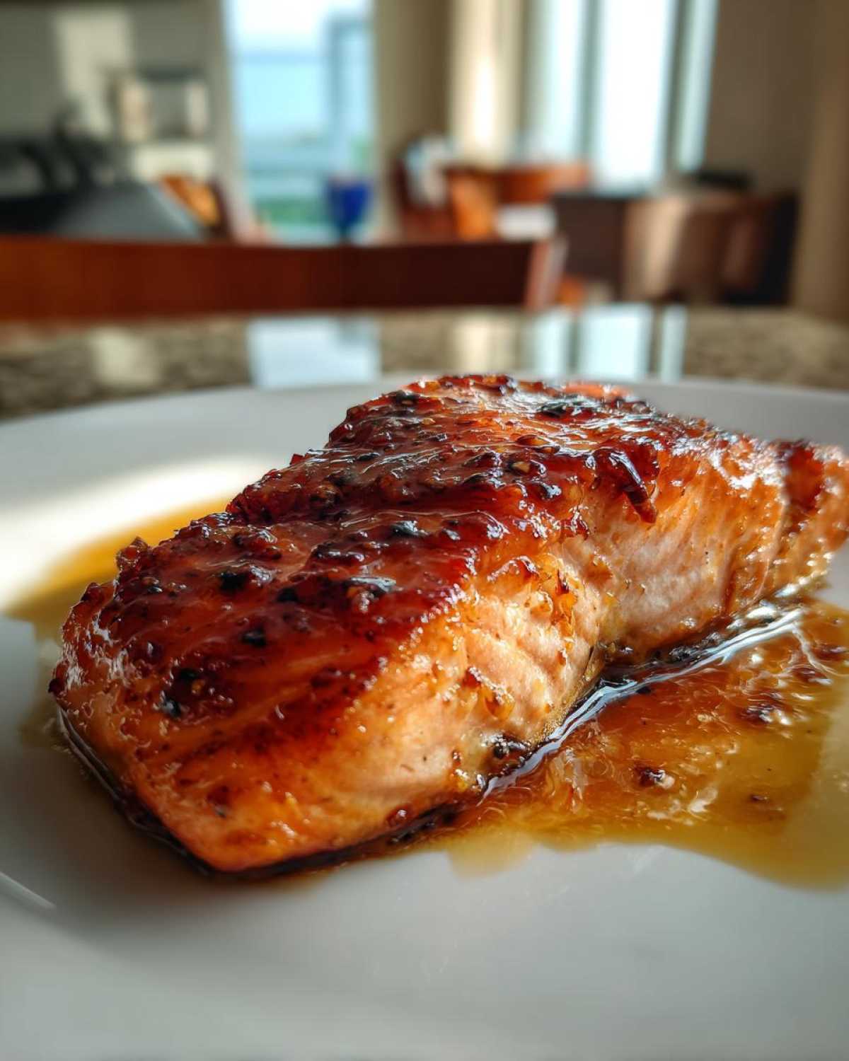 Maple Glazed Salmon - detail 4