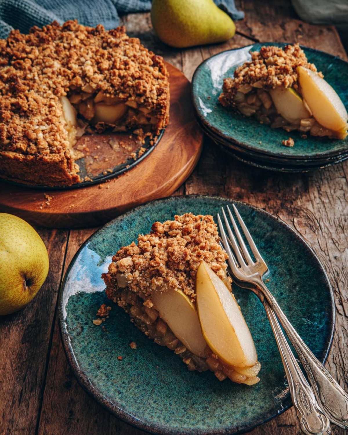 Maple Pear Crisp - detail 1