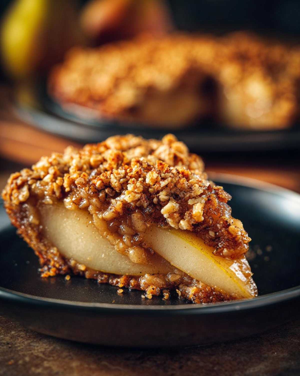 Maple Pear Crisp - detail 4