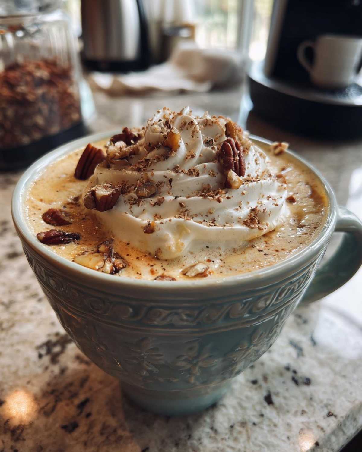 Maple Pecan Latte - detail 1