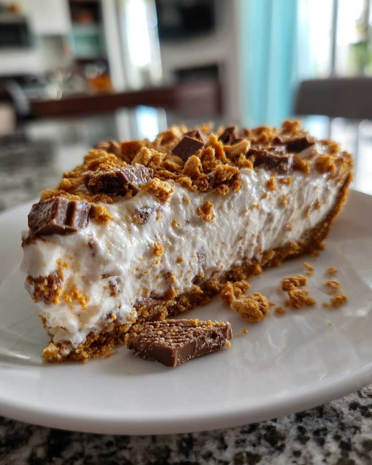 No-Bake Butterfinger Pie - detail 2