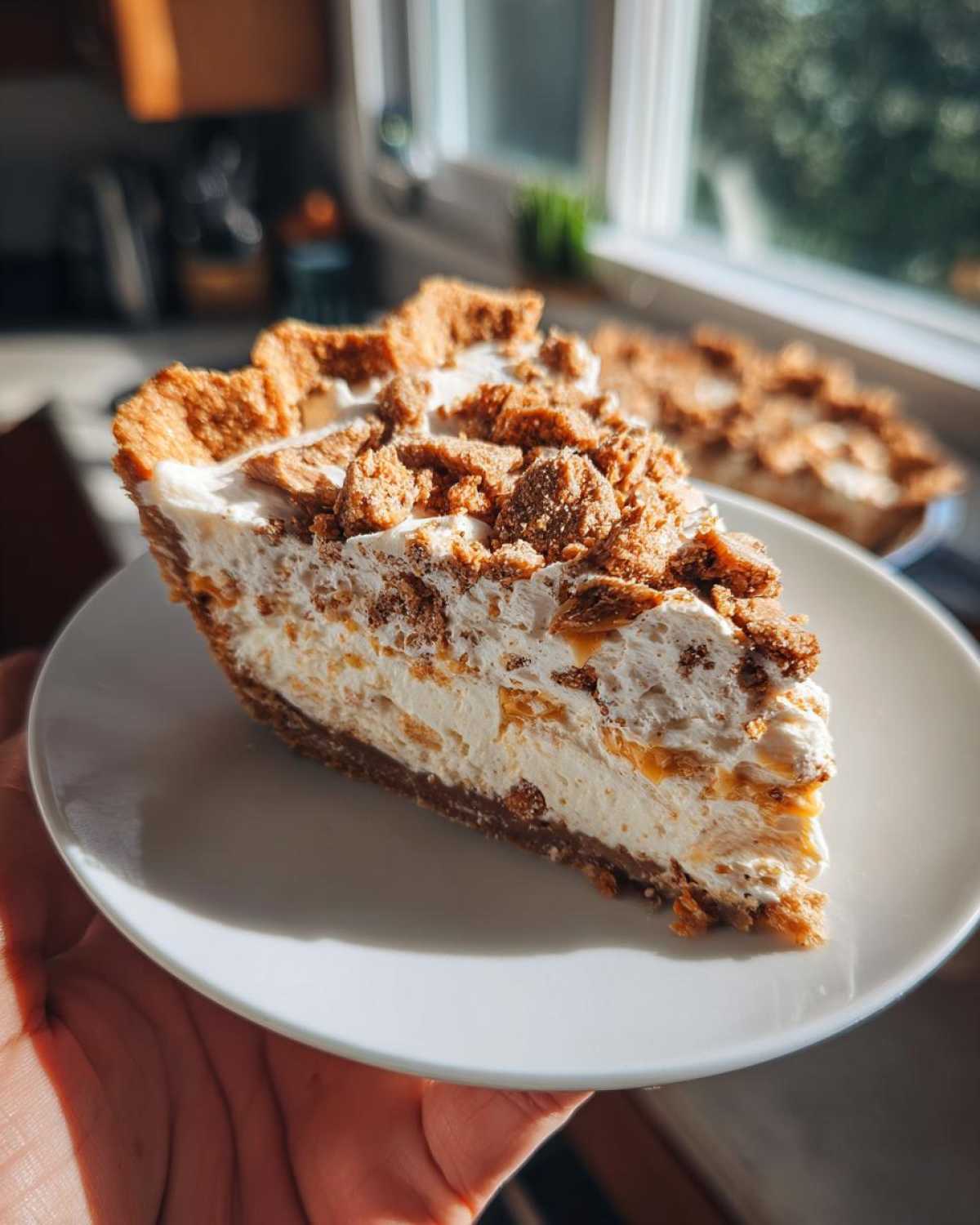 No-Bake Butterfinger Pie - detail 3