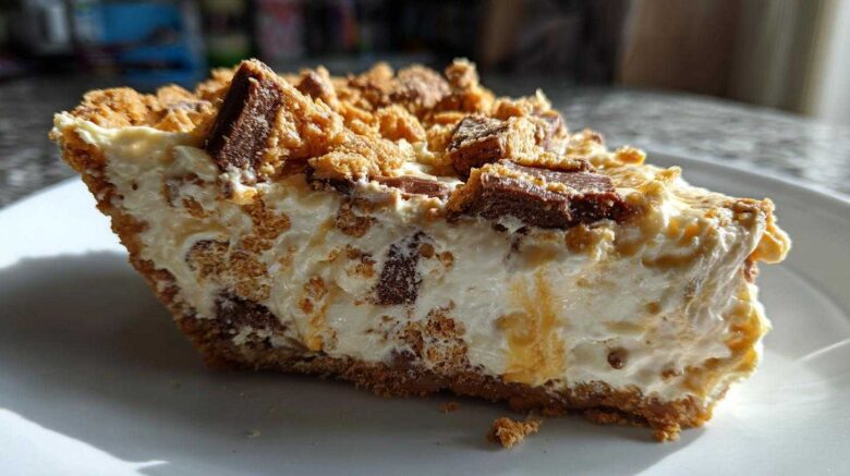 No-Bake Butterfinger Pie