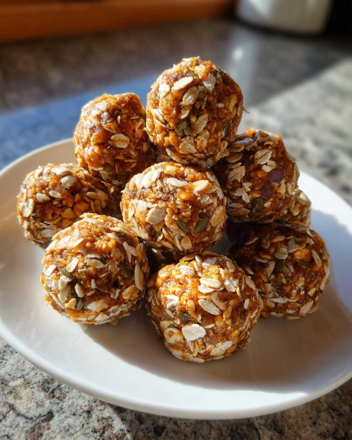 No-Bake Pumpkin Oat Energy Bites - detail 3