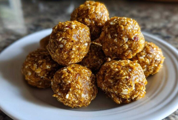 No-Bake Pumpkin Oat Energy Bites