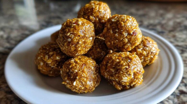 No-Bake Pumpkin Oat Energy Bites