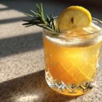 Pear Ginger Fizz Cocktail