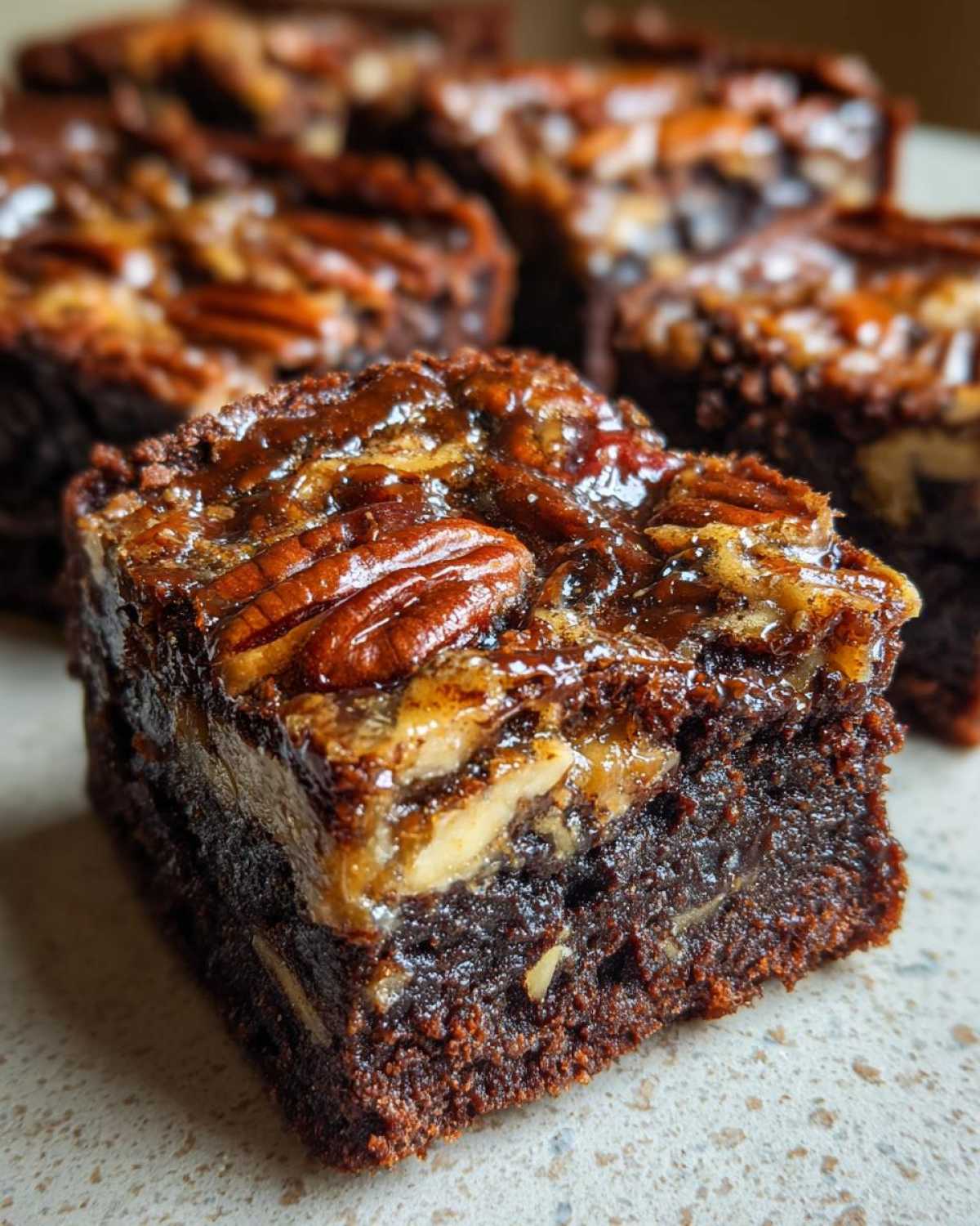 Pecan Pie Brownies - detail 1