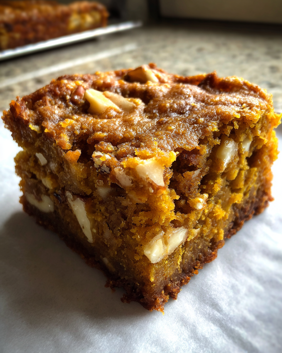 Pumpkin Blondies - detail 3