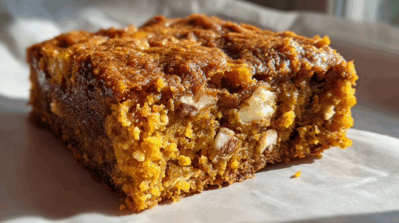 Pumpkin Blondies