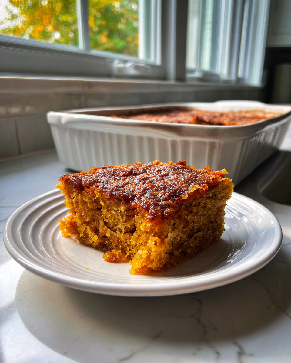 Pumpkin Dump Cake - detail 1