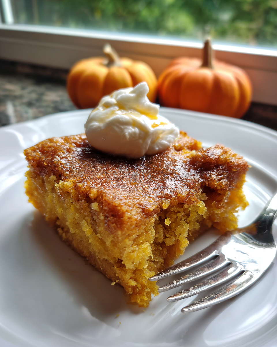 Pumpkin Dump Cake - detail 2