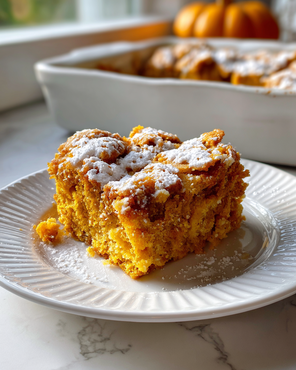 Pumpkin Dump Cake - detail 3