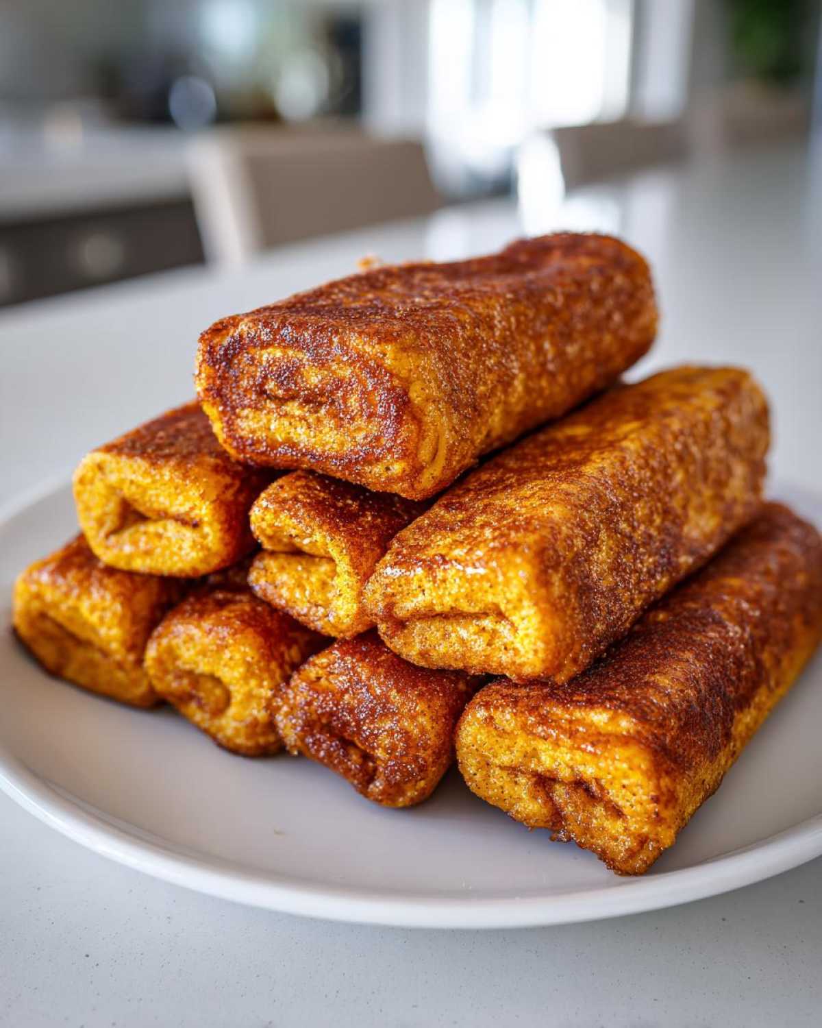 Pumpkin French Toast Roll-Ups - detail 1