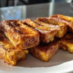 Pumpkin French Toast Roll-Ups