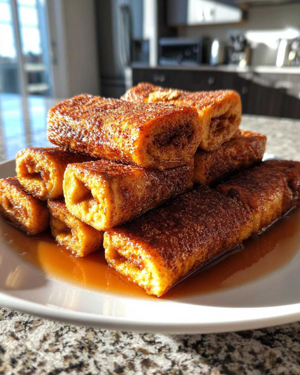 Pumpkin French Toast Roll-Ups - detail 2