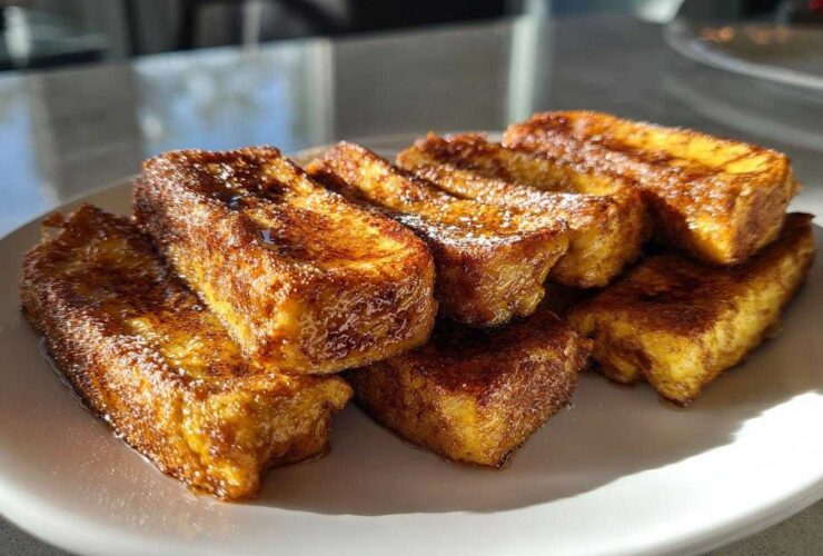 Pumpkin French Toast Roll-Ups