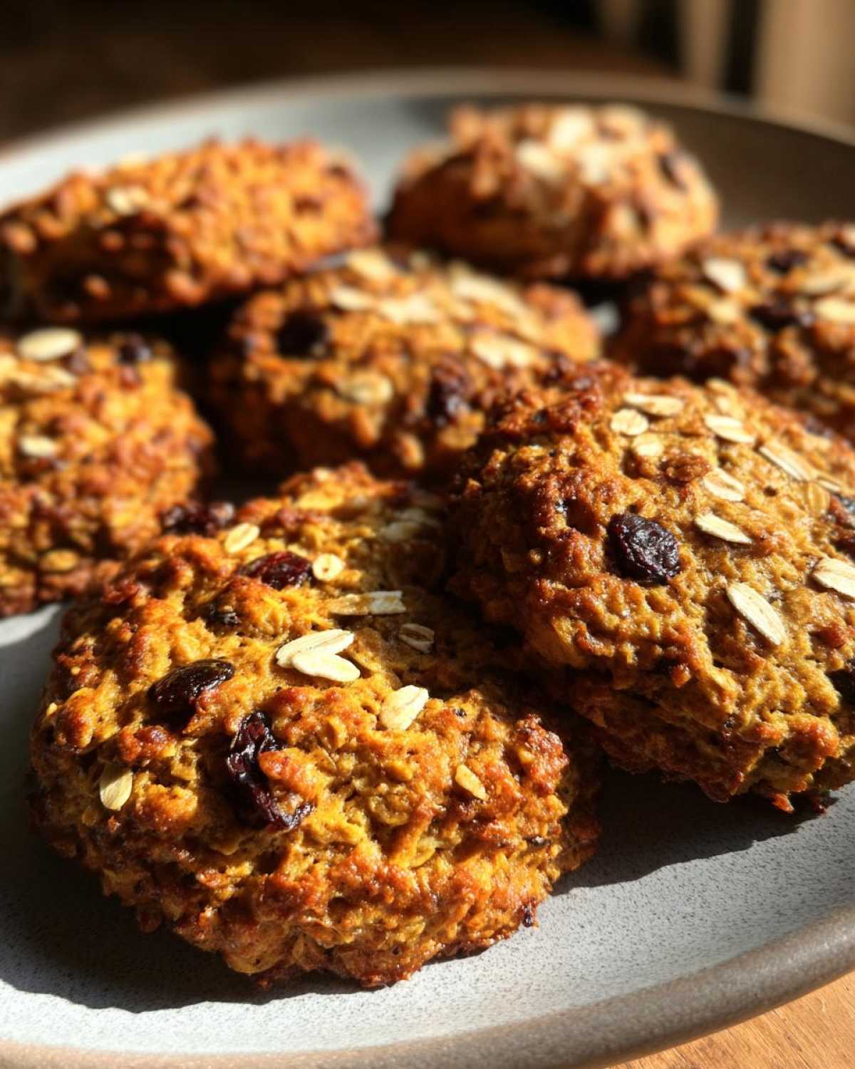 Pumpkin Oatmeal Breakfast Cookies - detail 1