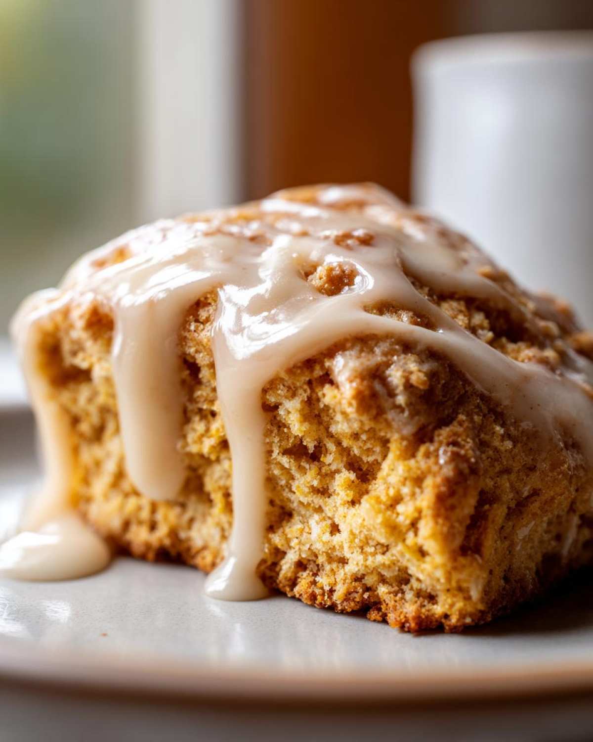 Pumpkin Scones with Spiced Glaze - detail 3