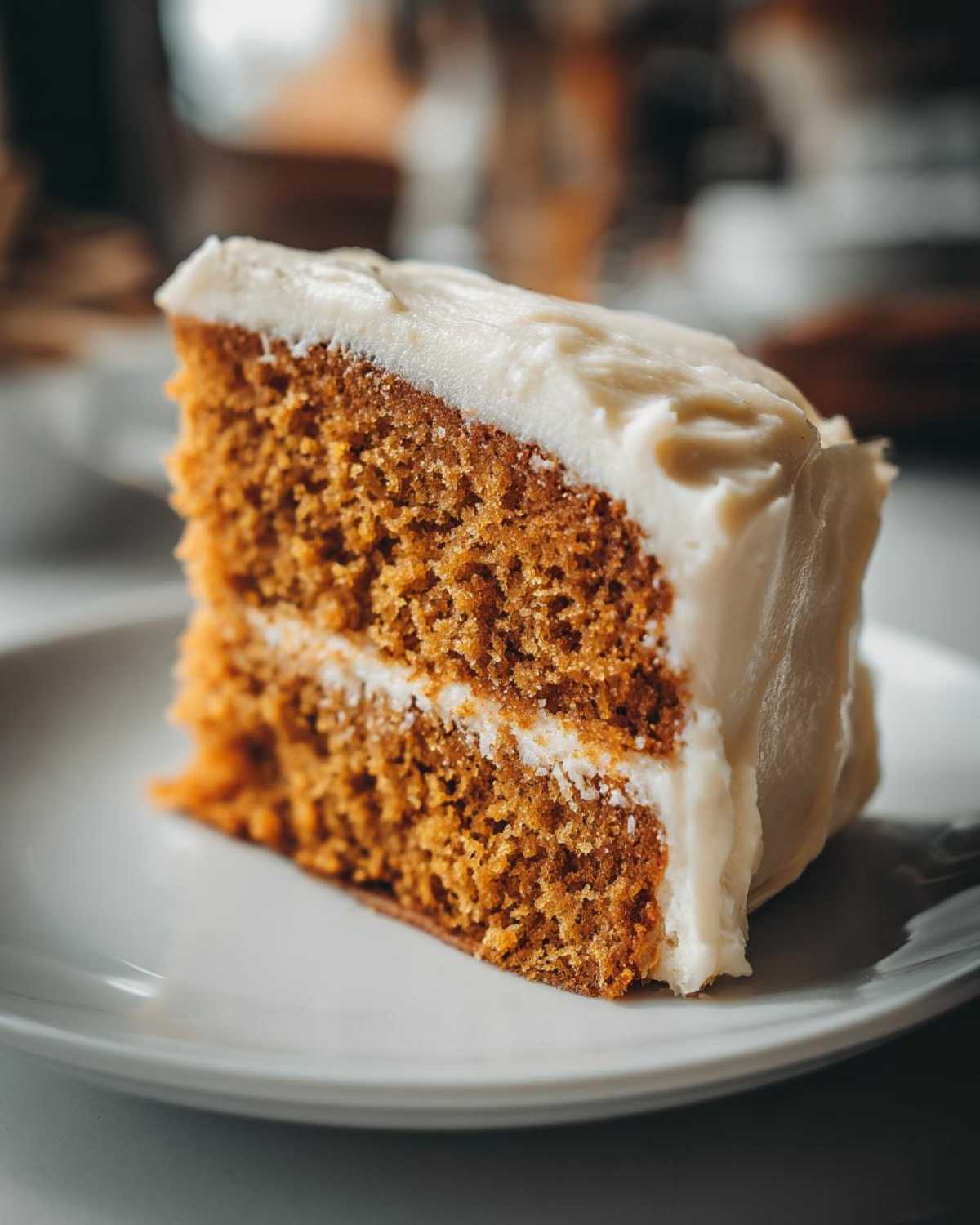 Pumpkin Spice Cake with Cream Cheese Frosting - detail 1
