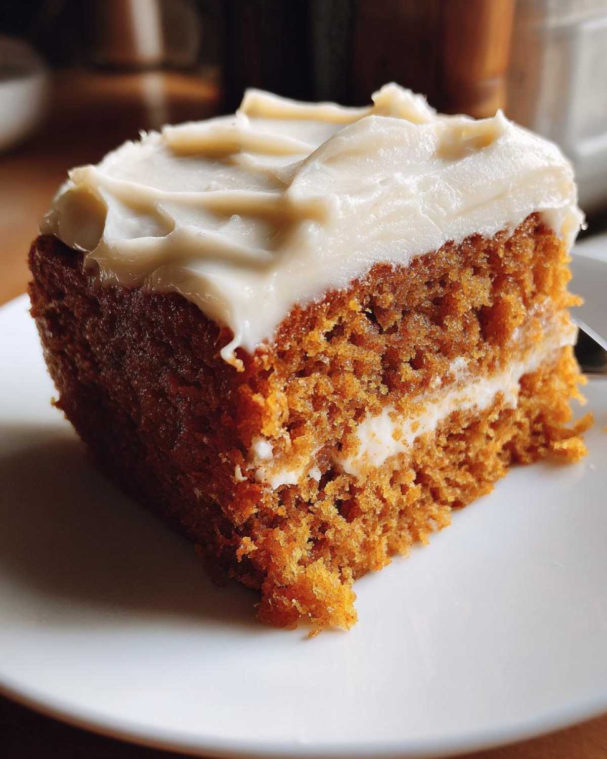 Pumpkin Spice Cake with Cream Cheese Frosting - detail 4
