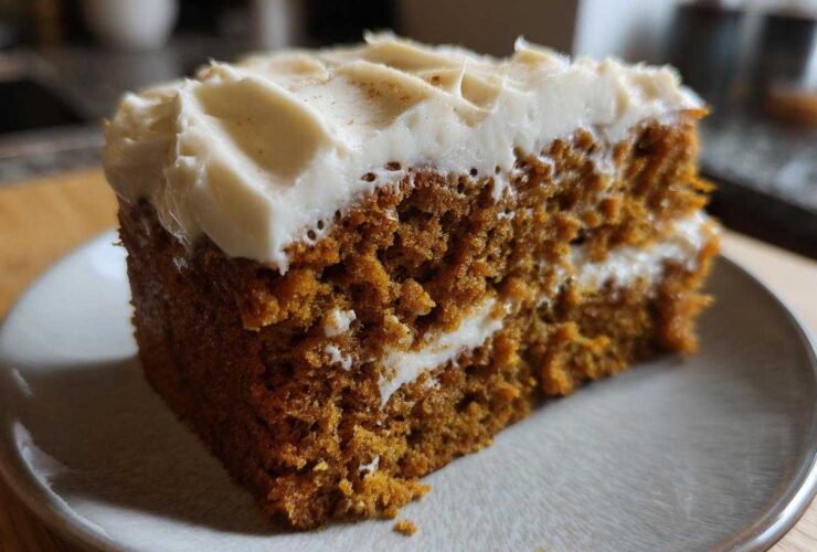 Pumpkin Spice Cake with Cream Cheese Frosting