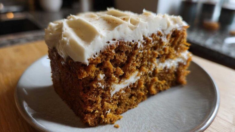 Pumpkin Spice Cake with Cream Cheese Frosting