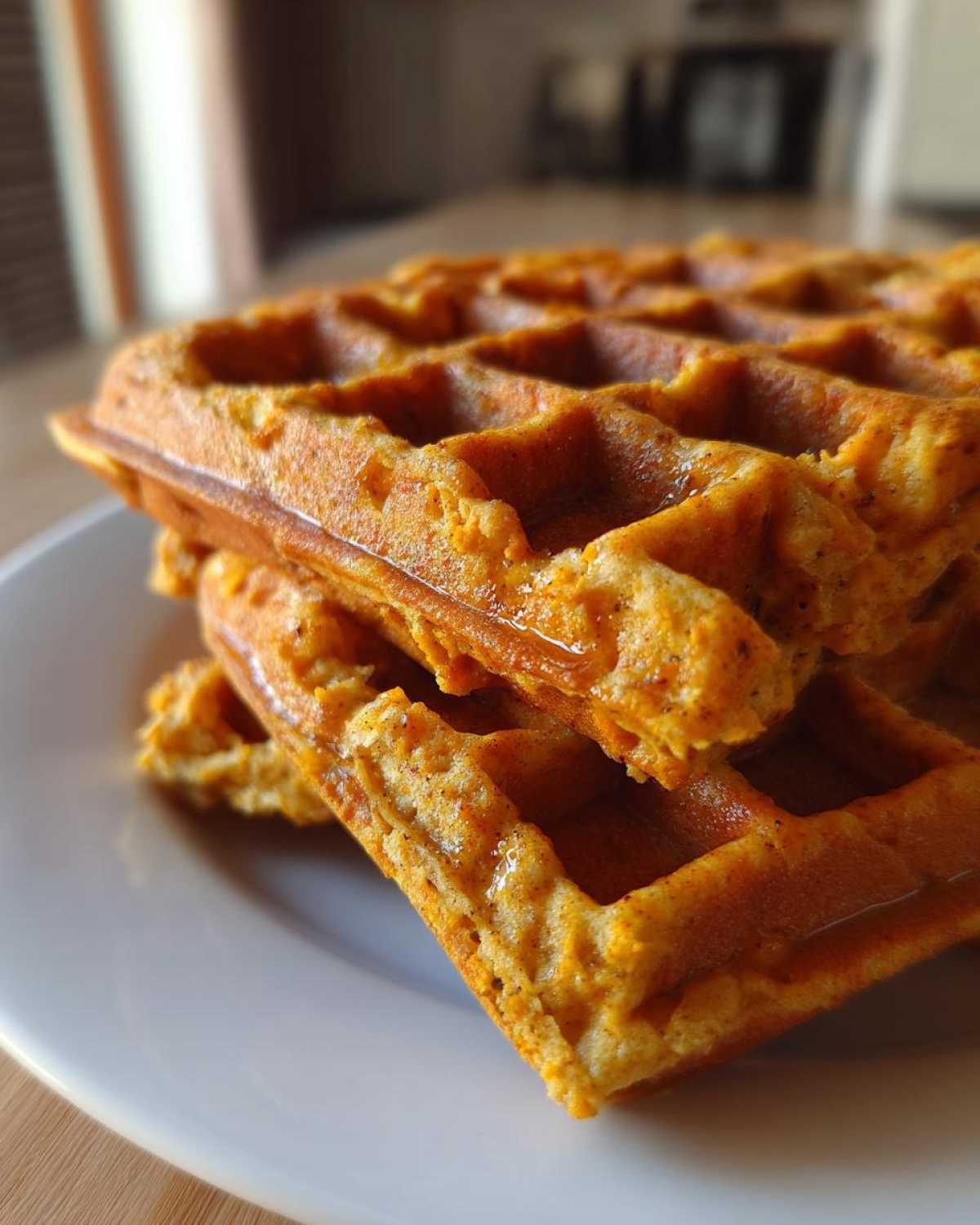Pumpkin Spice Waffles - detail 2
