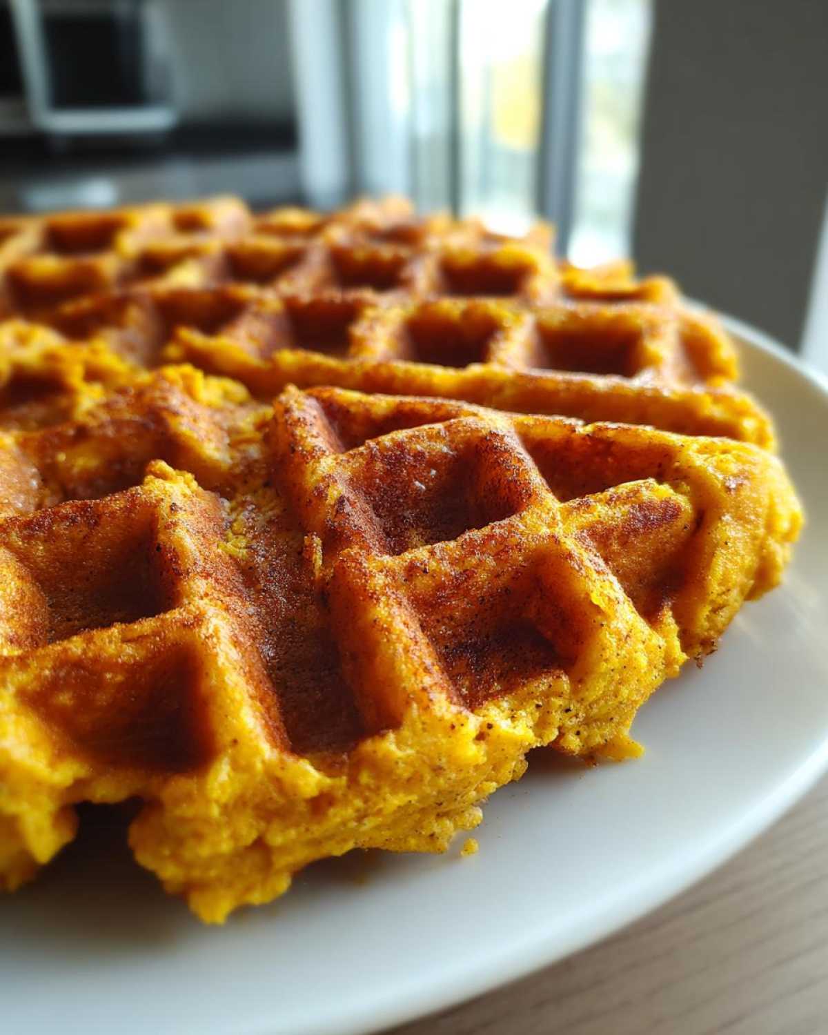 Pumpkin Spice Waffles - detail 3