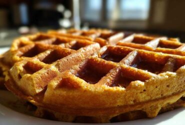 Pumpkin Spice Waffles