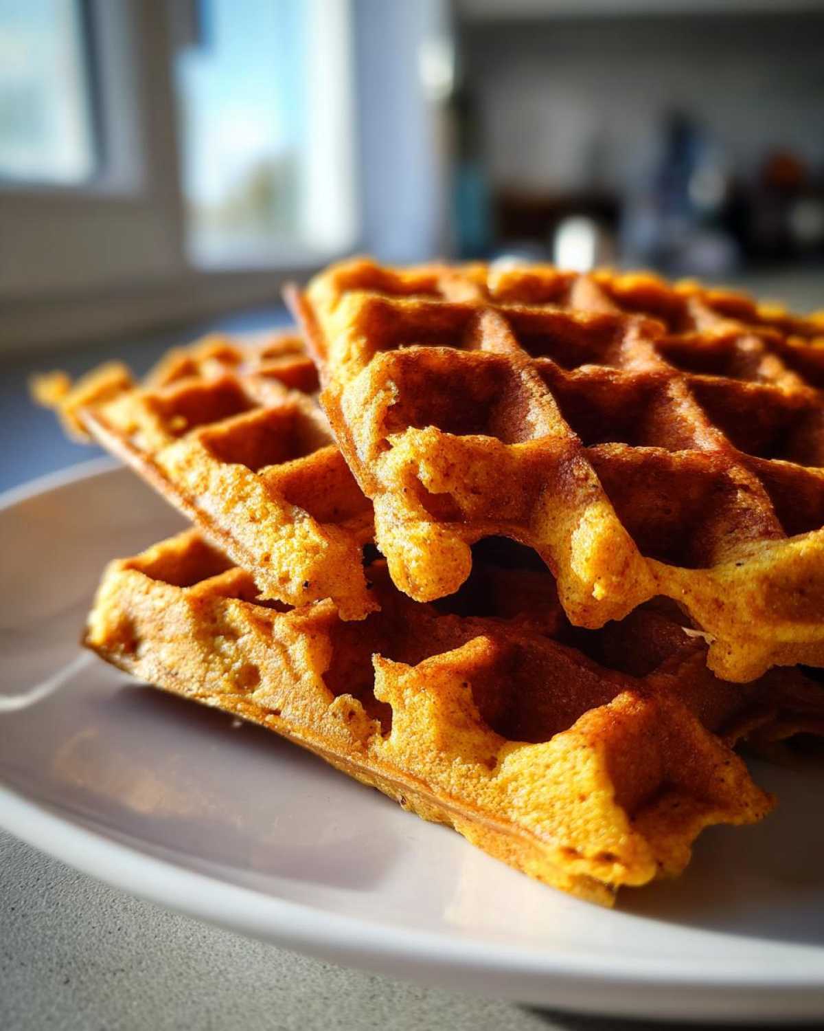 Pumpkin Spice Waffles - detail 4