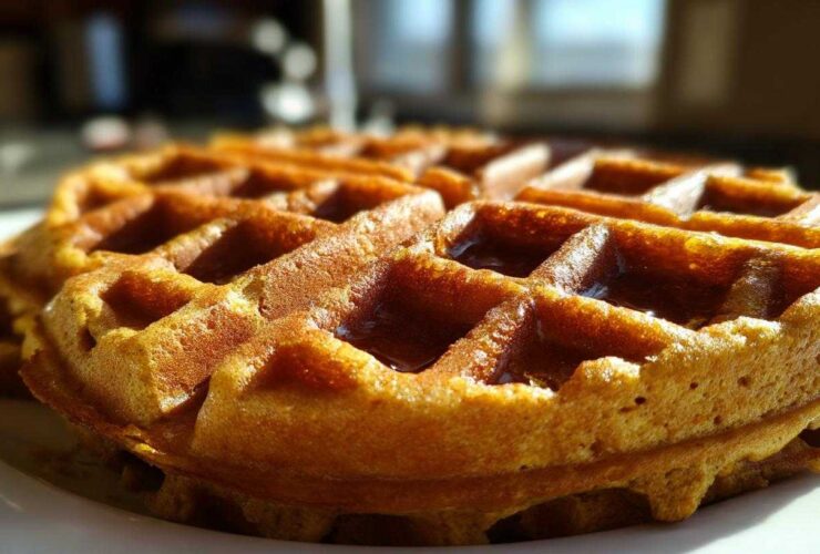 Pumpkin Spice Waffles