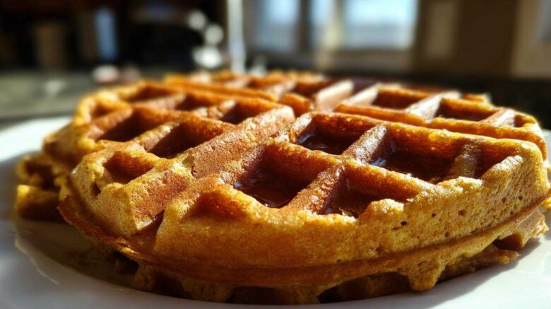 Pumpkin Spice Waffles