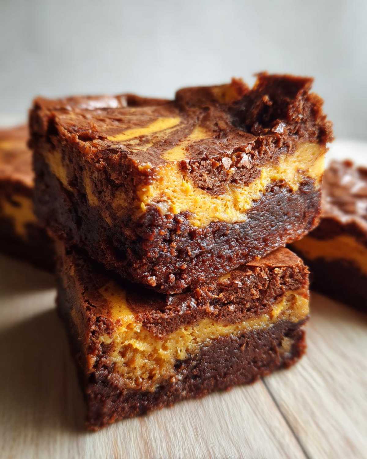 Pumpkin Swirl Brownies - detail 3