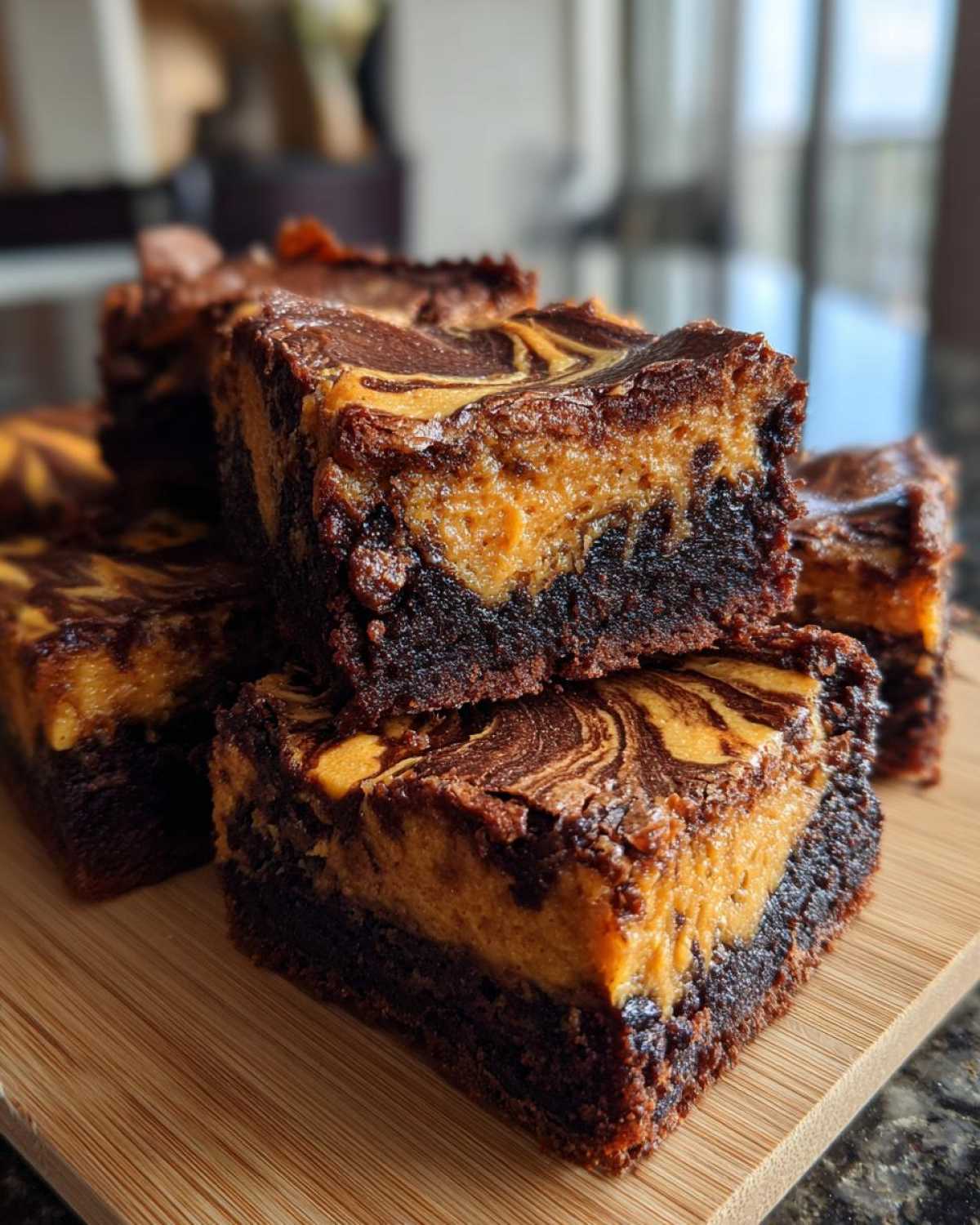 Pumpkin Swirl Brownies - detail 4