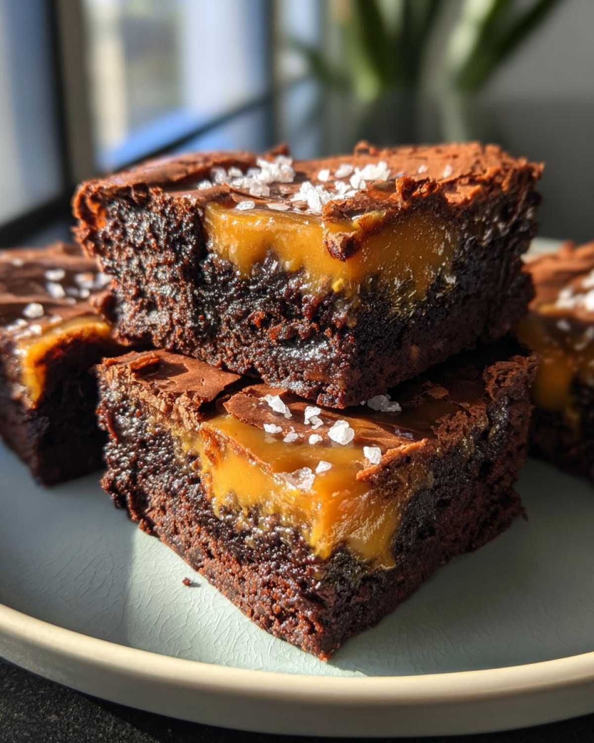 Salted Caramel Brownies - detail 2