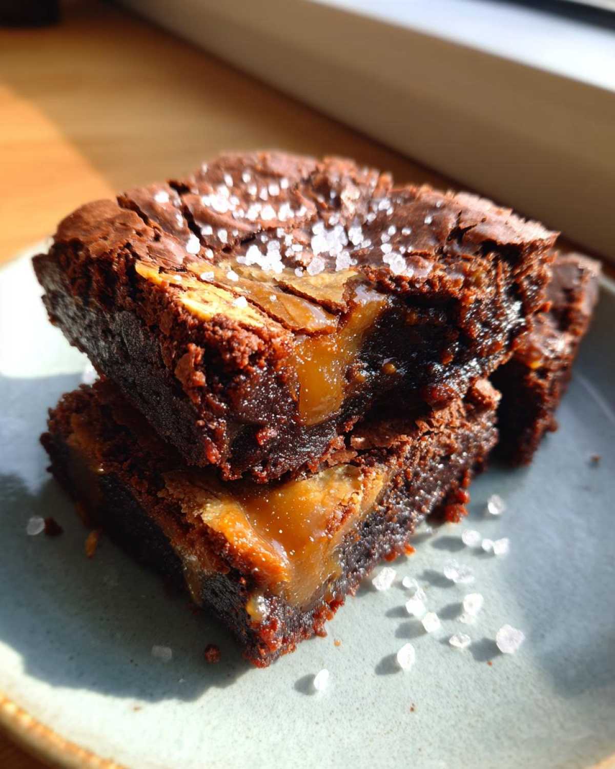 Salted Caramel Brownies - detail 3