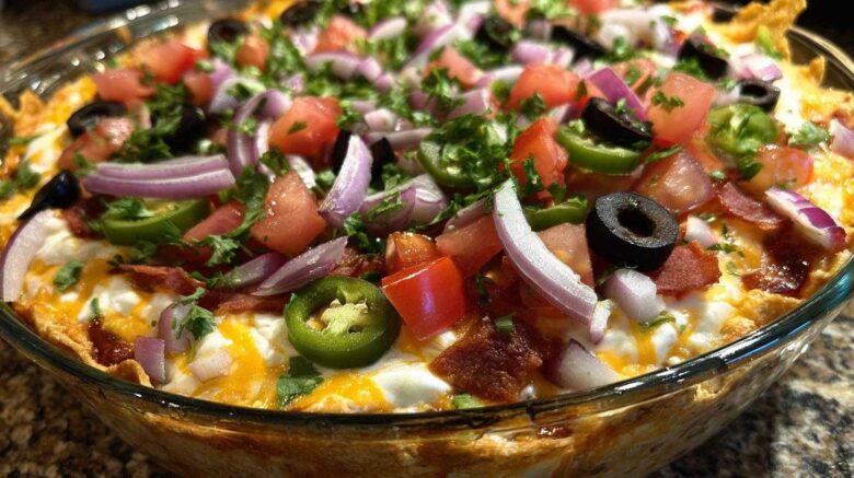 Seven Layer Taco Dip
