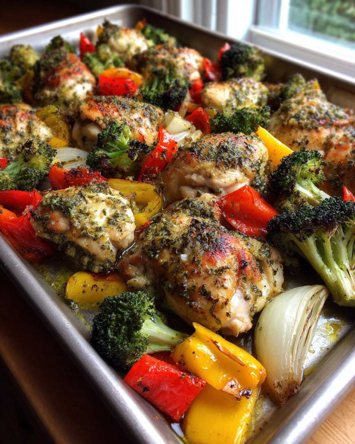 Sheet Pan Garlic Herb Chicken & Veggies - detail 4
