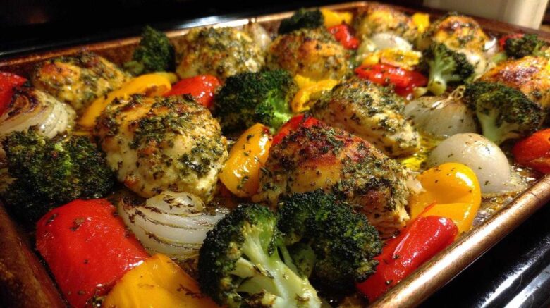 Sheet Pan Garlic Herb Chicken & Veggies