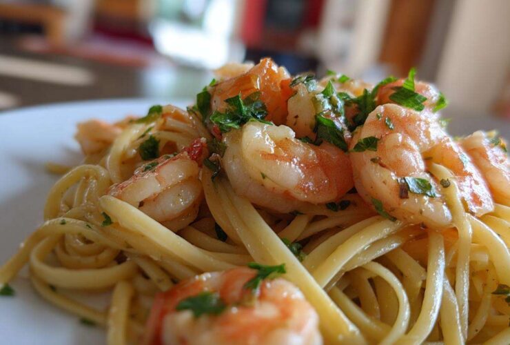 Shrimp Scampi Linguine