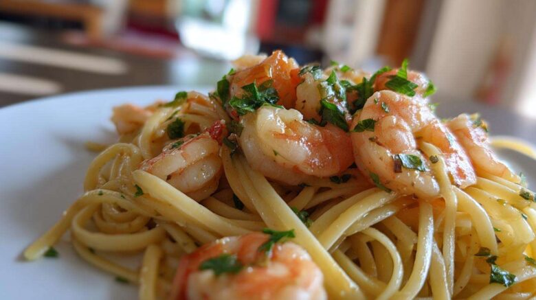 Shrimp Scampi Linguine