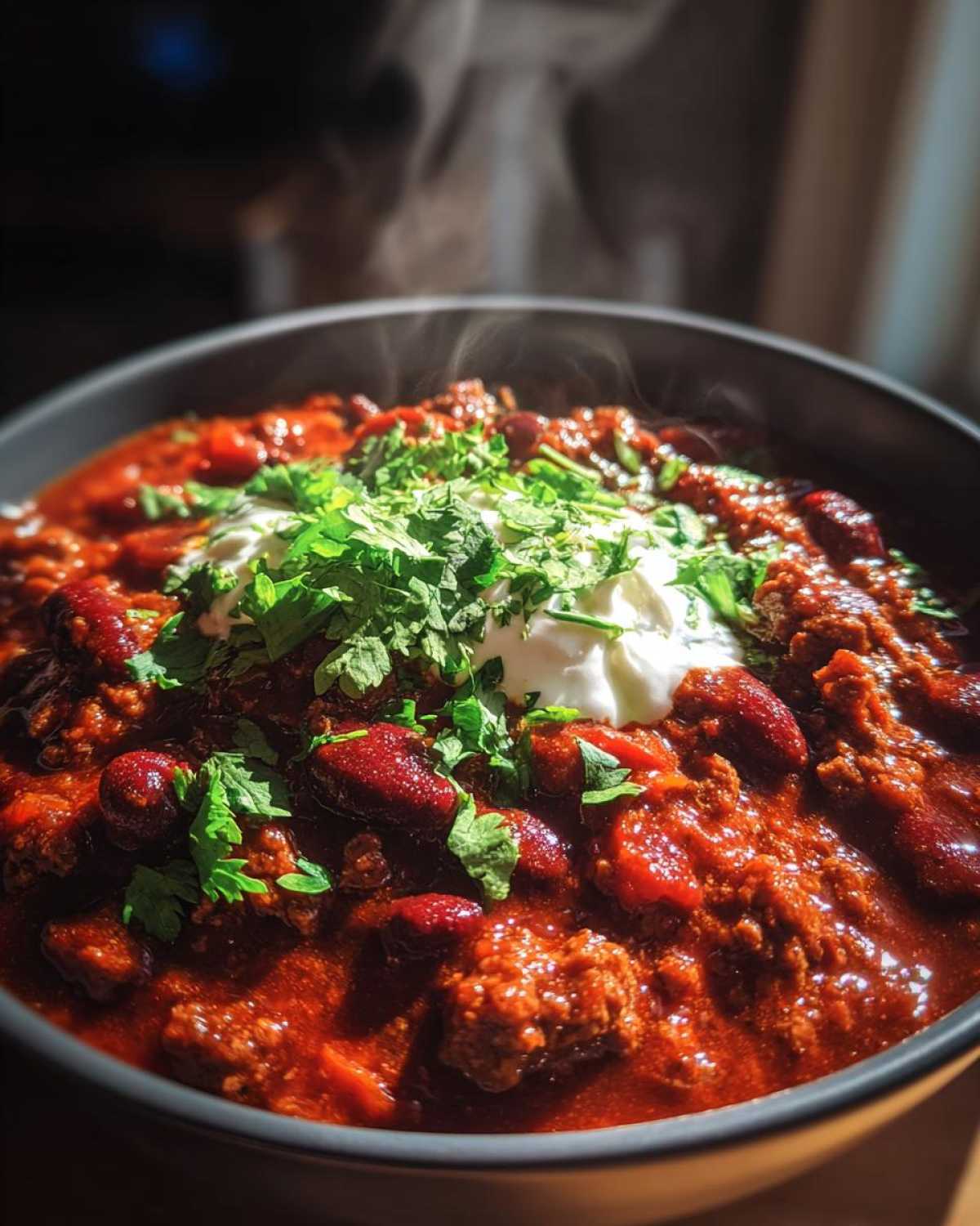 Slow Cooker Beef Chili - detail 2